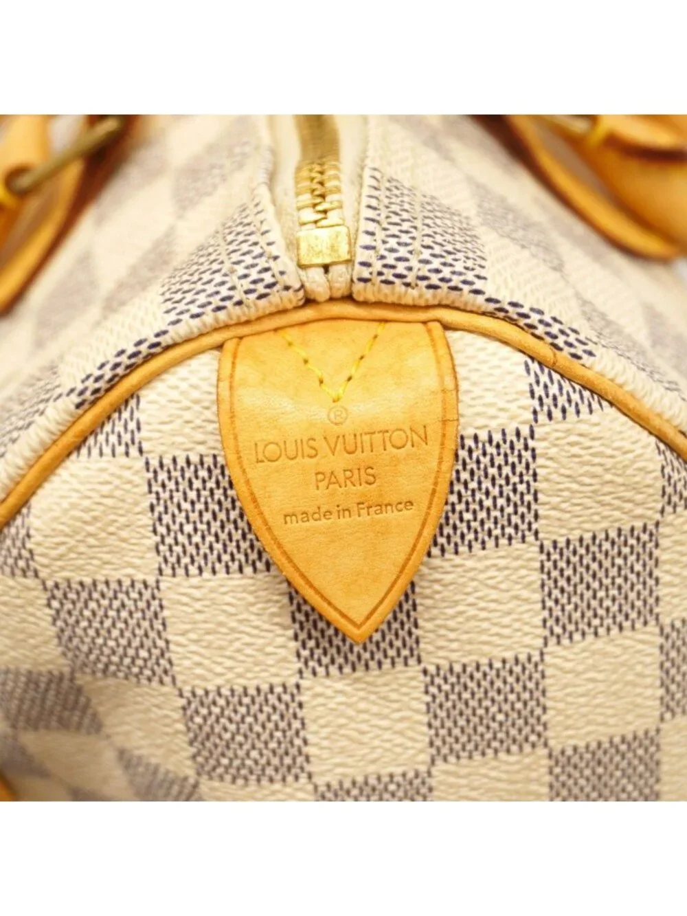 Louis Vuitton Handbag Damier Azur Speedy 25 White